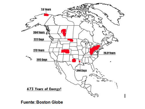 US map shale oil