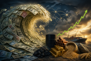 The myth of the commodity shock: global money supply is soaring again